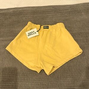 Daily Drills Sunny Yellow Shorts XS/S